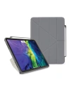 Etui Pipetto Origami No3 Pencil Case Apple iPad Air 10.9 2020/2022 (4. a 5. generace) / iPad Air 11 2024 (6. generace) (tmavě šedá)