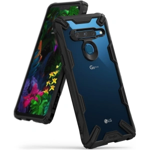 Kup Etui Ringke Fusion-X LG G8 ThinQ Fekete - RGK868BLK - {ean13} - Sklep Home Screen