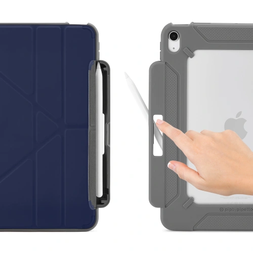 Kup Etui Pipetto Origami No2 Pencil Shield Apple iPad Air 10.9 2020/2022 (4. a 5. generace) / iPad Air 11 2024 (6. generace) (námořnická modř) - PIP024NAV - {ean13} - Sklep Home Screen