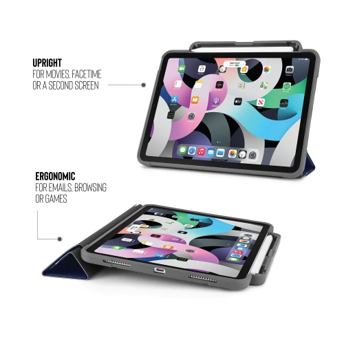 Kup Etui Pipetto Origami No2 Pencil Shield Apple iPad Air 10.9 2020/2022 (4. a 5. generace) / iPad Air 11 2024 (6. generace) (námořnická modř) - PIP024NAV - {ean13} - Sklep Home Screen