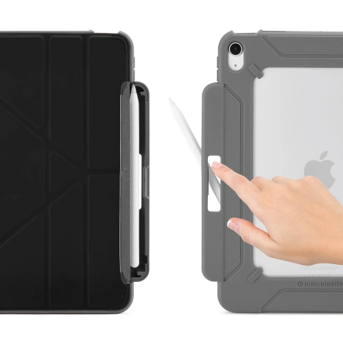 Kup Etui Pipetto Origami No2 Pencil Shield Apple iPad Air 10.9 2020/2022 (4. i 5. generacji) / iPad Air 11 2024 (6. generacji) (czarny) - PIP025BLK - {ean13} - Sklep Home Screen