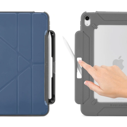 Kup Etui Pipetto Origami No2 Pencil Shield Apple iPad Air 10.9 2020/2022 (4. a 5. generace) / iPad Air 11 2024 (6. generace) (námořnická modř) - PIP026NAV - {ean13} - Sklep Home Screen