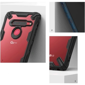 Kup Etui Ringke Fusion-X LG G8 ThinQ Black - RGK868BLK - {ean13} - Sklep Home Screen
