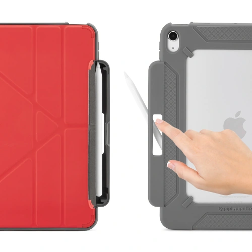 Kup Etui Pipetto Origami No2 Pencil Shield Apple iPad Air 10.9 2020/2022 (4. a 5. generace) / iPad Air 11 2024 (6. generace) (červená) - PIP027RED - {ean13} - Sklep Home Screen
