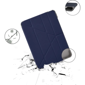 Kup Etui Pipetto Origami No2 Shield Apple iPad Air 10.9 2020/2022 (4. i 5. generacji) / iPad Air 11 2024 (6. generacji) (granatowe) - PIP028NAV - {ean13} - Sklep Home Screen
