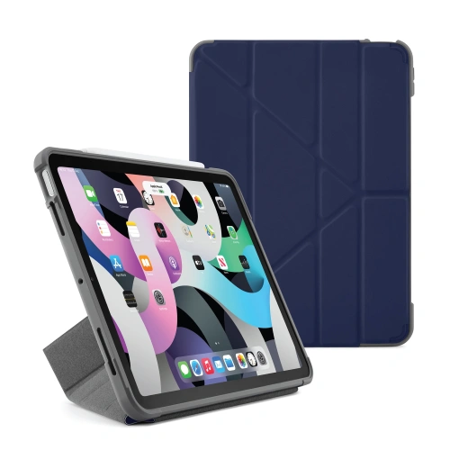 Kup Etui Pipetto Origami No2 Shield Apple iPad Air 10.9 2020/2022 (4. és 5. generáció) / iPad Air 11 2024 (6. generáció) (sötétkék) - PIP028NAV - {ean13} - Sklep Home Screen