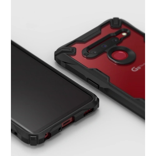 Kup Etui Ringke Fusion-X LG G8 ThinQ Fekete - RGK868BLK - {ean13} - Sklep Home Screen