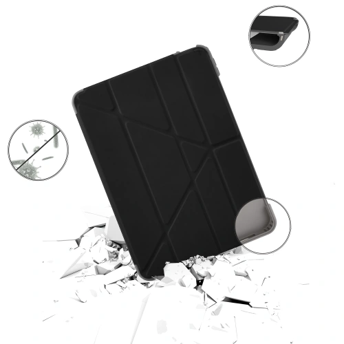 Kup Etui Pipetto Origami No2 Shield Apple iPad Air 10.9 2020/2022 (4. és 5. generáció) / iPad Air 11 2024 (6. generáció) (fekete) - PIP029BLK - {ean13} - Sklep Home Screen