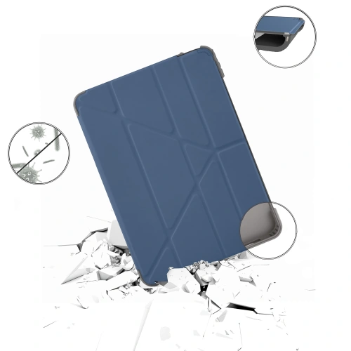 Kup Etui Pipetto Origami No2 Shield Apple iPad Air 10.9 2020/2022 (4. a 5. generace) / iPad Air 11 2024 (6. generace) (námořnická modř) - PIP030NAV - {ean13} - Sklep Home Screen
