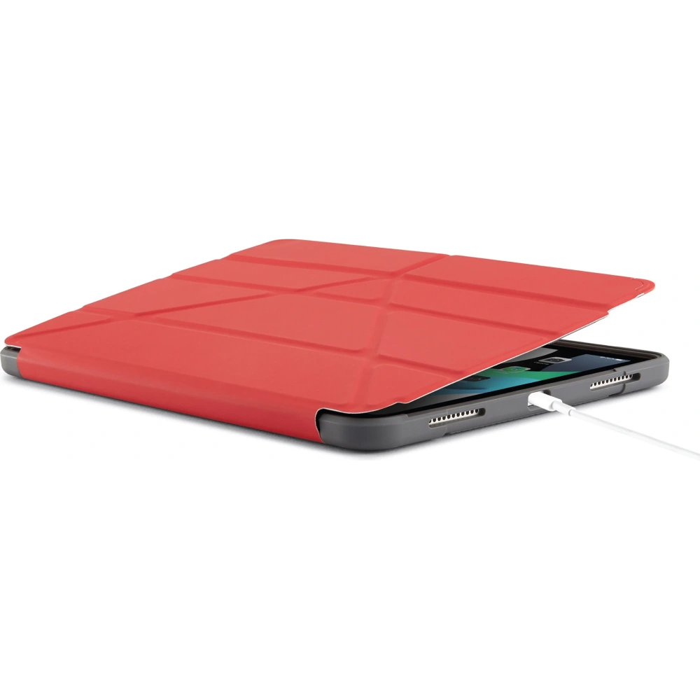 Etui Pipetto Origami Apple iPad Air 10.9 2020/2022 (4. i 5. generacji) / iPad Air 11 2024 (6. generacji) (czerwony)