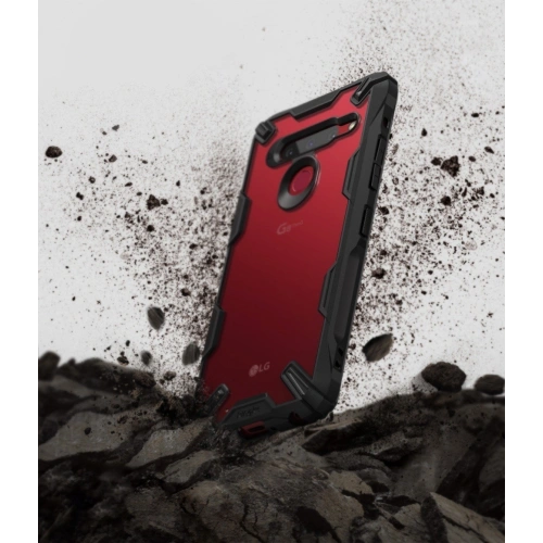 Kup Etui Ringke Fusion-X LG G8 ThinQ Fekete - RGK868BLK - {ean13} - Sklep Home Screen