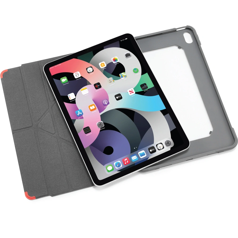 Etui Pipetto Origami Apple iPad Air 10.9 2020/2022 (4. i 5. generacji) / iPad Air 11 2024 (6. generacji) (czerwony)