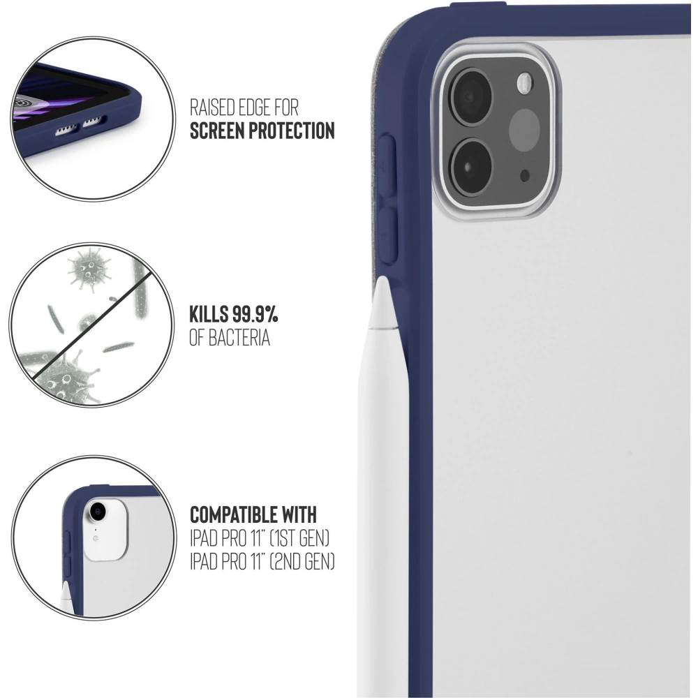 Etui Pipetto Origami No1 Original TPU Apple iPad Pro 11 2018/2020/2021 (1., 2. i 3. generacji) (granatowe)