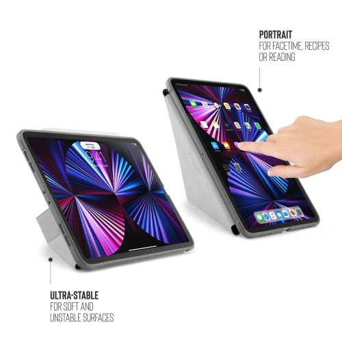 Kup Etui Pipetto Origami No1 Original TPU Apple iPad Pro 11 2018/2020/2021 (1., 2. și 3. generație) (gri închis) - PIP035GRY - {ean13} - Sklep Home Screen