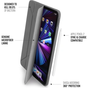 Kup Etui Pipetto Origami No1 Original TPU Apple iPad Pro 11 2018/2020/2021 (1., 2. i 3. generacji) (ciemnoszary) - PIP035GRY - {ean13} - Sklep Home Screen