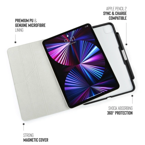 Buy Pipetto Origami No3 Pencil Case Apple iPad Pro 11 2018/2020/2021 1, 2, 3 Gen (black) - PIP036BLK - {ean13} - Home Screen Store Europe