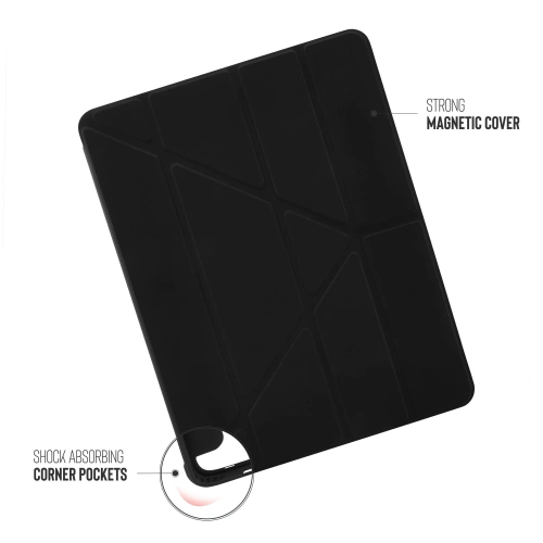 Kup Etui Pipetto Origami No1 Original TPU Apple iPad Pro 12.9 2018/2020/2021 (3., 4. a 5. generace) (černé) - PIP038BLK - {ean13} - Sklep Home Screen