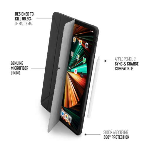 Kup Etui Pipetto Origami No1 Original TPU Apple iPad Pro 12.9 2018/2020/2021 (3., 4. a 5. generace) (černé) - PIP038BLK - {ean13} - Sklep Home Screen