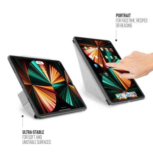 Kup Etui Pipetto Origami No1 Original TPU Apple iPad Pro 12.9 2018/2020/2021 (3., 4. a 5. generace) (tmavě šedá) - PIP039GRY - {ean13} - Sklep Home Screen