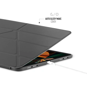 Kup Etui Pipetto Origami No1 Original TPU Apple iPad Pro 12.9 2018/2020/2021 (a 3-a, a 4-a și a 5-a generație) (gri închis) - PIP039GRY - {ean13} - Sklep Home Screen