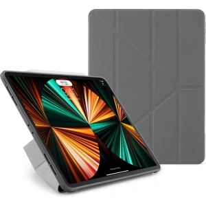 Kup Etui Pipetto Origami No1 Original TPU Apple iPad Pro 12.9 2018/2020/2021 (a 3-a, a 4-a și a 5-a generație) (gri închis) - PIP039GRY - {ean13} - Sklep Home Screen