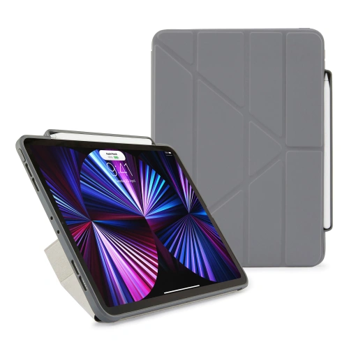 Kup Etui Pipetto Origami No3 Pencil Case Apple iPad Pro 11 2018/2020/2021 (generatia 1, 2 si 3) (gri închis) - PIP037GRY - {ean13} - Sklep Home Screen