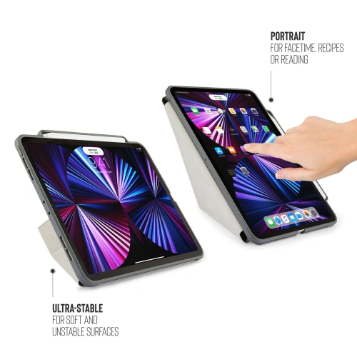 Kup Etui Pipetto Origami No3 Pencil Case Apple iPad Pro 11 2018/2020/2021 (1., 2. i 3. generacji) (ciemnoszary) - PIP037GRY - {ean13} - Sklep Home Screen