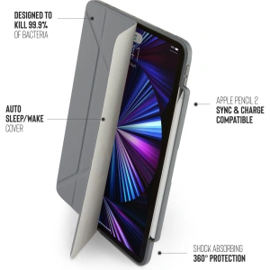 Kup Etui Pipetto Origami No3 Pencil Case Apple iPad Pro 11 2018/2020/2021 (1., 2. i 3. generacji) (ciemnoszary) - PIP037GRY - {ean13} - Sklep Home Screen