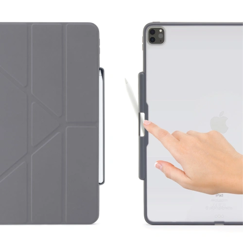 Kup Etui Pipetto Origami No3 Pencil Case Apple iPad Pro 11 2018/2020/2021 (1., 2. i 3. generacji) (ciemnoszary) - PIP037GRY - {ean13} - Sklep Home Screen
