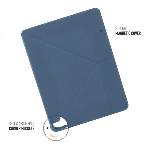Kup Etui Pipetto Origami No1 Original TPU Apple iPad Pro 12.9 2018/2020/2021 (3., 4. és 5. generáció) (tengerészkék) - PIP040NAV - {ean13} - Sklep Home Screen