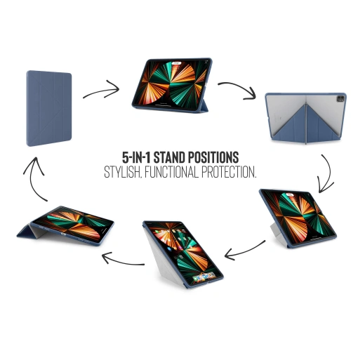 Kup Etui Pipetto Origami No1 Original TPU Apple iPad Pro 12.9 2018/2020/2021 (3., 4. és 5. generáció) (tengerészkék) - PIP040NAV - {ean13} - Sklep Home Screen