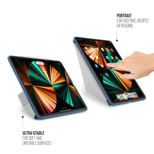 Kup Etui Pipetto Origami No1 Original TPU Apple iPad Pro 12.9 2018/2020/2021 (3., 4. és 5. generáció) (tengerészkék) - PIP040NAV - {ean13} - Sklep Home Screen