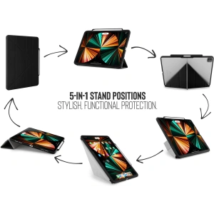 Kup Etui Pipetto Origami No3 Pencil Case Apple iPad Pro 12.9 2018/2020/2021 (3., 4. i 5. generacji) (czarny) - PIP042BLK - {ean13} - Sklep Home Screen