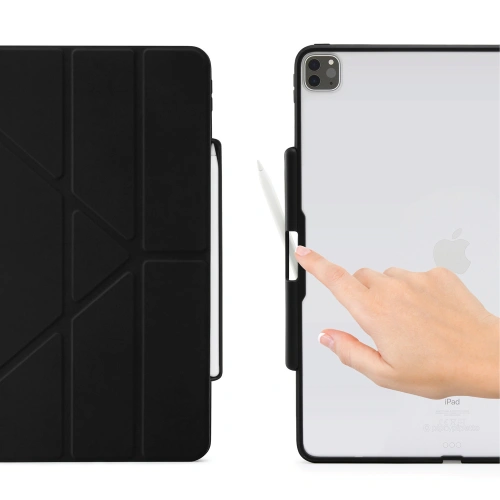 Kup Etui Pipetto Origami No3 Ceruza tároló Apple iPad Pro 12.9 2018/2020/2021 (3., 4. és 5. generáció) (fekete) - PIP042BLK - {ean13} - Sklep Home Screen