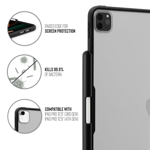 Kup Etui Pipetto Origami No3 Pencil Case Apple iPad Pro 12.9 2018/2020/2021 (3., 4. a 5. generace) (černý) - PIP042BLK - {ean13} - Sklep Home Screen