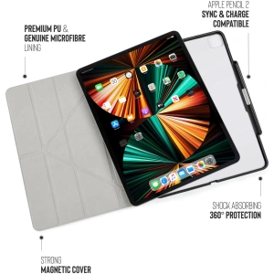 Kup Etui Pipetto Origami No3 Pencil Case Apple iPad Pro 12.9 2018/2020/2021 (3., 4. i 5. generacji) (czarny) - PIP042BLK - {ean13} - Sklep Home Screen