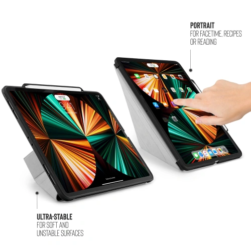 Kup Etui Pipetto Origami No3 Pencil Case Apple iPad Pro 12.9 2018/2020/2021 (3., 4. a 5. generace) (černý) - PIP042BLK - {ean13} - Sklep Home Screen