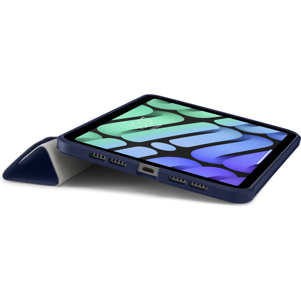 Etui Pipetto Origami No1 Original TPU Apple iPad mini 2021 (6. generacji) / iPad mini 8.3" 2024 (7. generacji) (granatowe)