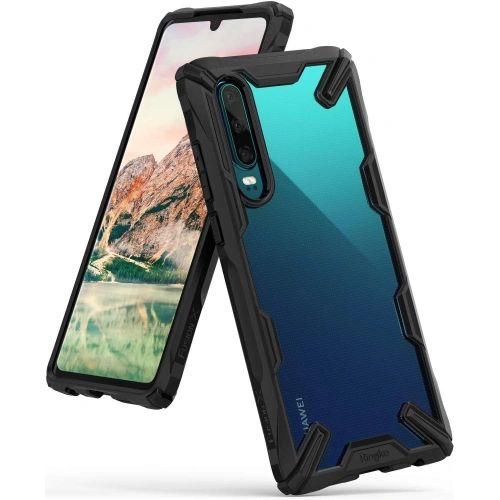 Kup Etui Ringke Fusion-X Huawei P30 Black - RGK871BLK - {ean13} - Sklep Home Screen
