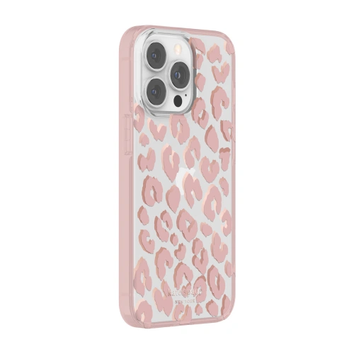 Kup Carcasa Kate Spade New York Hardshell pentru Apple iPhone 13 Pro (City Leopard Pink) - KAT012CITLEOPNK - {ean13} - Sklep Home Screen