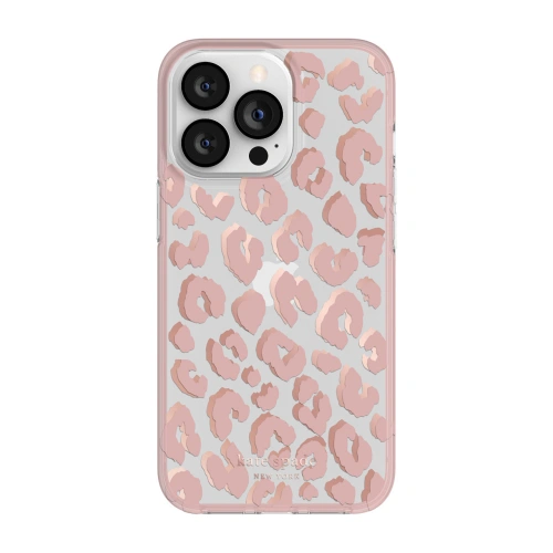 Kup Carcasa Kate Spade New York Hardshell pentru Apple iPhone 13 Pro (City Leopard Pink) - KAT012CITLEOPNK - {ean13} - Sklep Home Screen