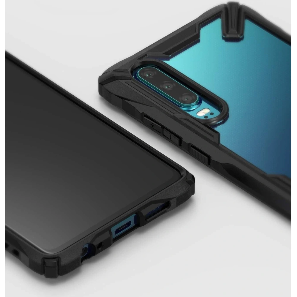 Kup Etui Ringke Fusion-X Huawei P30 Black w najlepszej cenie w Home Screen