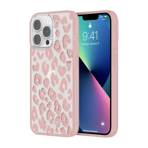 Kup Carcasa Kate Spade New York Hardshell pentru Apple iPhone 13 Pro (City Leopard Pink) - KAT012CITLEOPNK - {ean13} - Sklep Home Screen