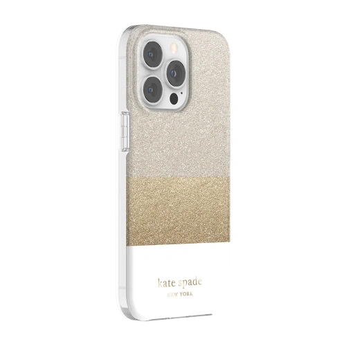 Kup Case Kate Spade New York Hardshell für Apple iPhone 13 Pro (Glitter Block Weiß) - KAT013GLIBLKWHT - {ean13} - Sklep Home Screen