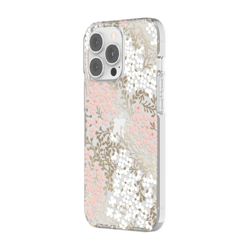 Kup Kate Spade New York Hardshell tok Apple iPhone 13 Pro (Többszínű Virágos Rózsaszín) - KAT014MULFLOBLU - {ean13} - Sklep Home Screen