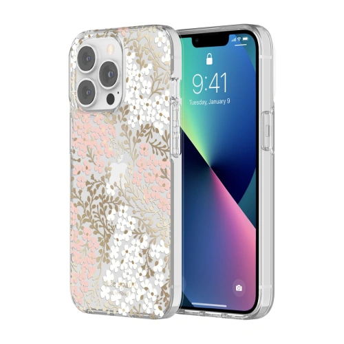 Kup Kate Spade New York Hardshell tok Apple iPhone 13 Pro (Többszínű Virágos Rózsaszín) - KAT014MULFLOBLU - {ean13} - Sklep Home Screen