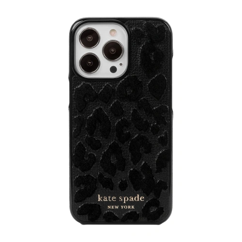 Kup Case Kate Spade New York Wrap für Apple iPhone 13 Pro (Leopard Flocked Schwarz) - KAT017LEOFLOBLK - {ean13} - Sklep Home Screen