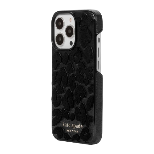 Kup Case Kate Spade New York Wrap für Apple iPhone 13 Pro (Leopard Flocked Schwarz) - KAT017LEOFLOBLK - {ean13} - Sklep Home Screen