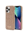 Case Kate Spade New York Wrap für Apple iPhone 13 Pro (Leopard Flocked Light Fawn)