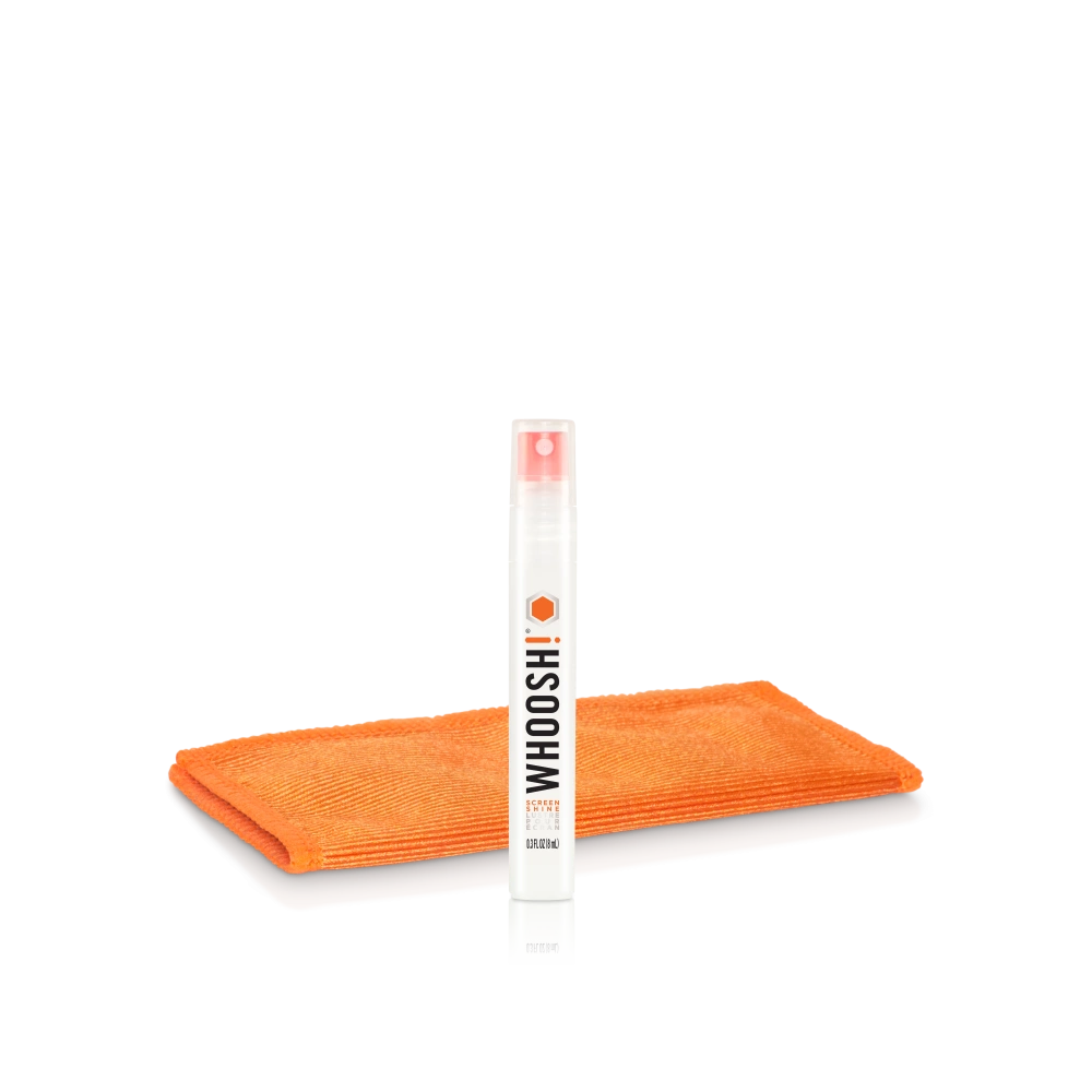 Spray do czyszczenia ekranów Whoosh Pocket 8ml + ściereczka z mikrofibry